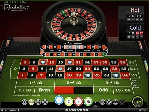 Các cửa cược game bài RouletteCác cửa cược game bài Roulette