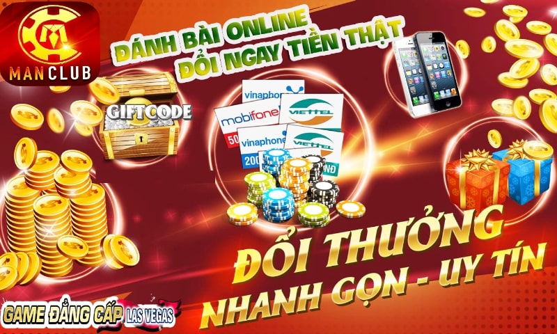Đổi thưởng tại game bài MANCLUB nhanh gọn, đơn giản