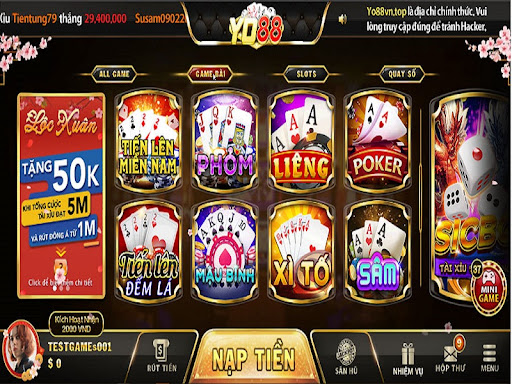 Kho game giải trí đa dạng tại Yo88