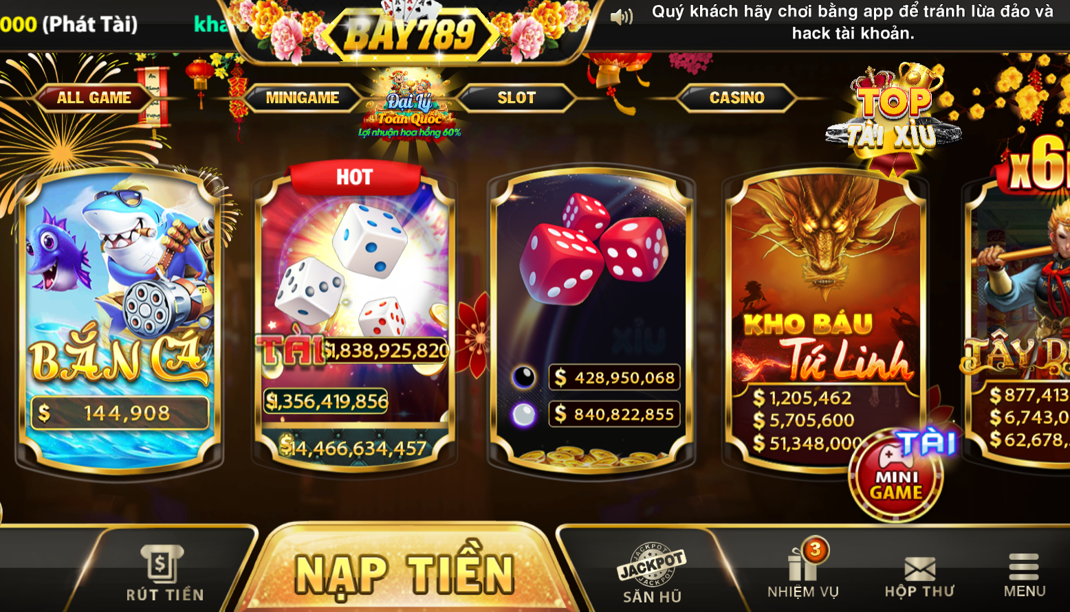Bay789 – Game bài đổi thưởng với kho game đồ sộ