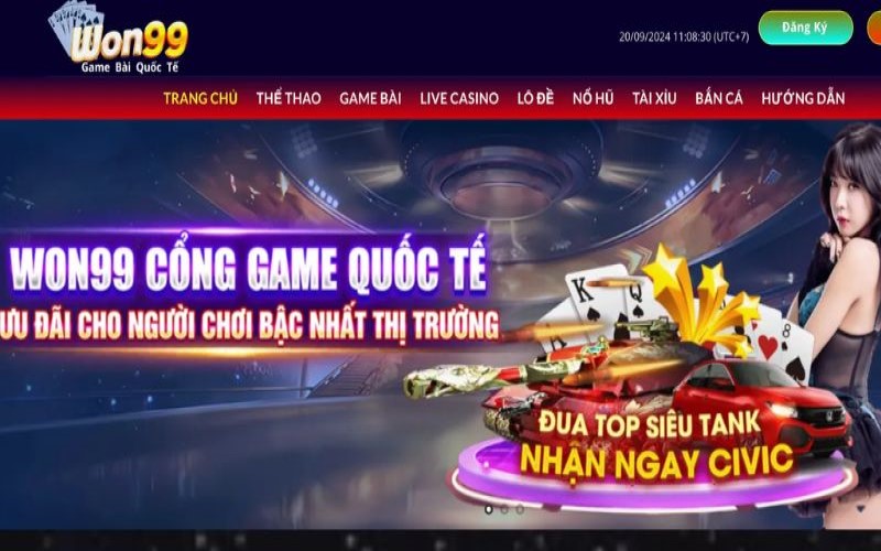 Won99 – Cổng game đổi thưởng trực tuyến top đầu châu Á